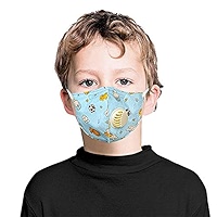 Stelle Su Verde Acqua, Mascherina Filtrante Per Bambini E Adulti, In - Foto 14