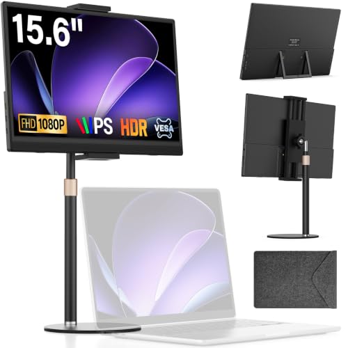 Image of 15.6 inch Portable Monitor with Stand FHD 1080P IPS Travel Monitor for Laptop
