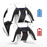 PS5 Controller Charger, Playstation 5 PS5 Controller Charging Dock Station, Headset Holder Stand Mount Charging Dock Station Replacement for Sony Playstation 5 DualSense Controller