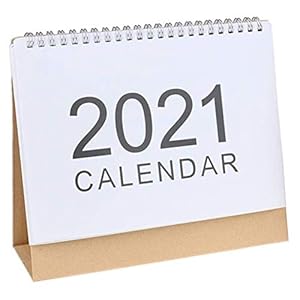 Yousir 2021 Bureaukalender, bureau-agenda, jaarkalender 2021, staande kalender voor memo- en planning, staande kalender…