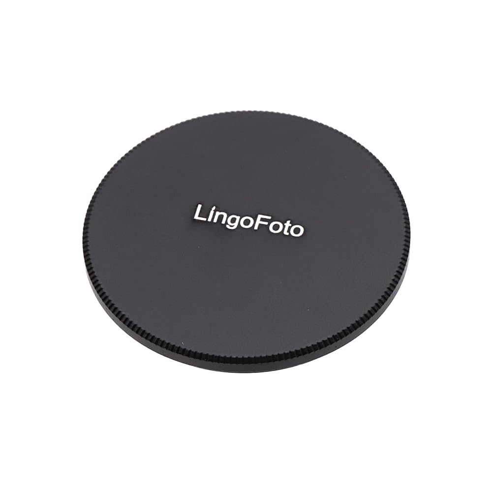 LingoFotoMetal Lens Filter Front Cover 52mm Durable protective cover for camera lens filters with precision fit aluminium alloy.