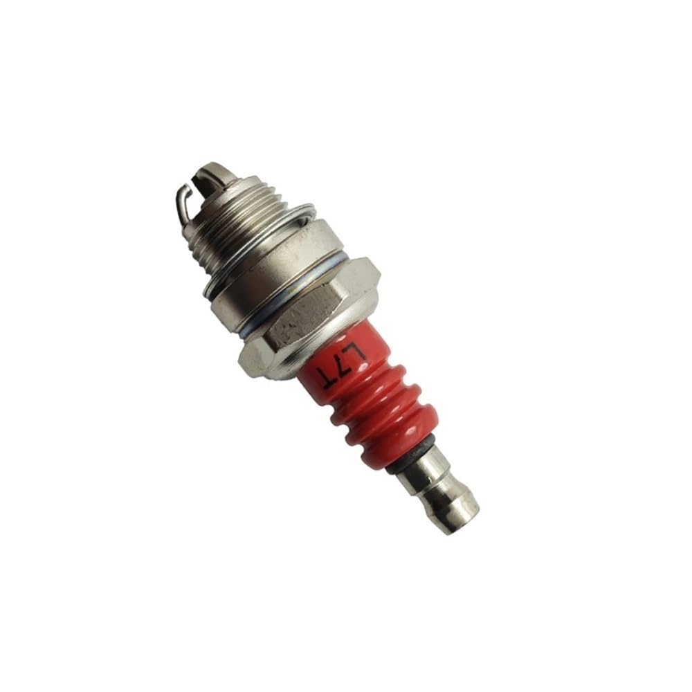 Juego de 5 bujías de Tres Polos L7T compatibles con motosierras, desbrozadoras, maquinaria de jardín y cortacéspedes.