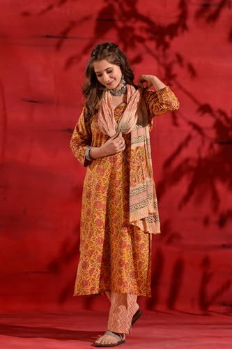 Image of Kurta Set for Women || Women Kurta Set || 3pic Kurta for Women (Kurta-51-52-88)