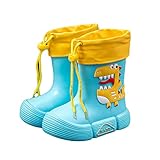 [ＬＳＤＺＷ] キッズ レインブーツ 女の子 子ども こども レインブーツ 黑 軽量 一体成型 水遊び 滑らない 19.0cm 雨の日 梅雨?策 雪降り 入園 通学 かわいい 厚底 防水レインシューズ キャンプ ブルー裏起毛 旅行子供用 防水ブーツ 女児ブーツ