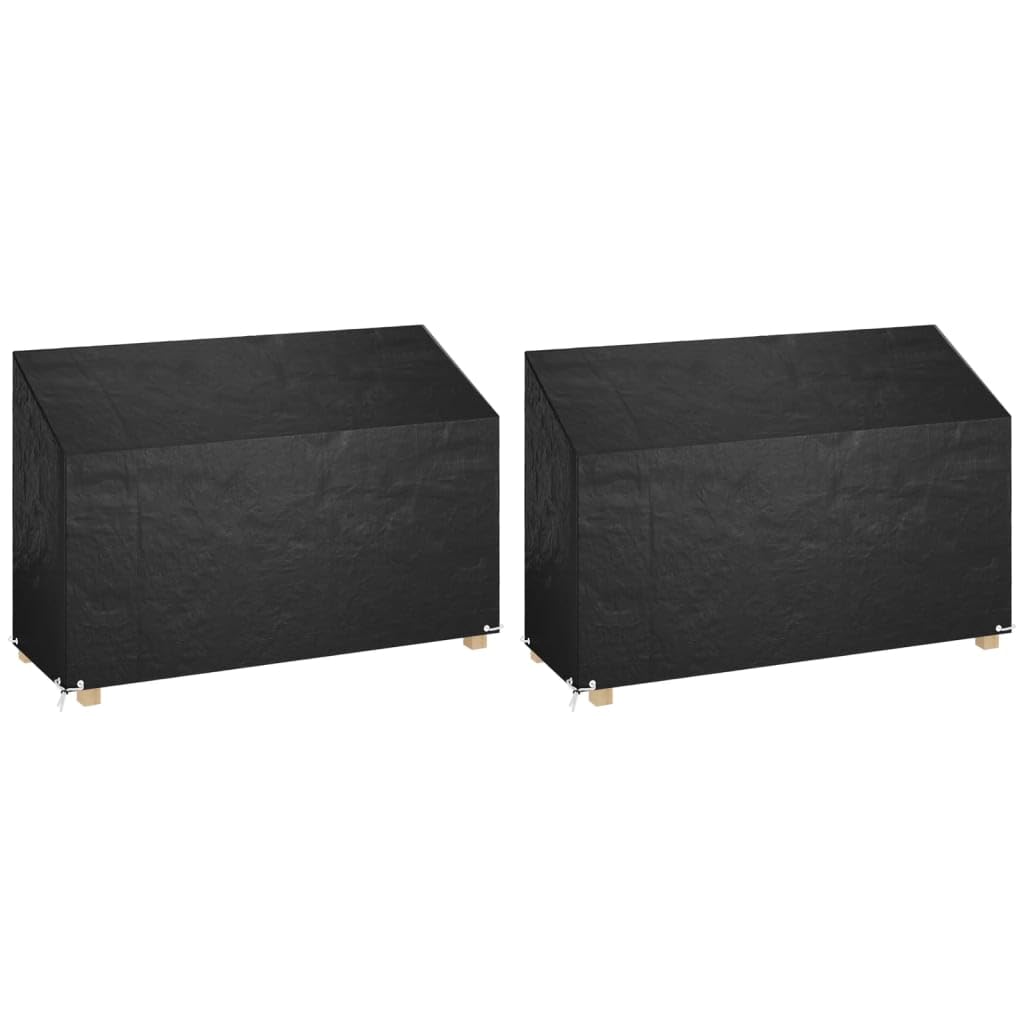 Gartenbank Abdeckungen 2 Stk 190x70x70 cm