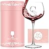 Gifts for women friend mom wifeher monogrammed a z personalized wine glass gift customized gift for women birthday mothers day gifts for mom s  urban country home decor