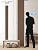 Mollywell Wood Panels for Wall, Teak, 2 Pcs, 108x8 in