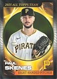 2026 Topps Series 1 Baseball 2025 All Topps Team ATT-10 Paul Skenes Pittsburgh Pirates Official MLB Trading Card (Stock Photo Shown, Near Mint to Mint Condition)