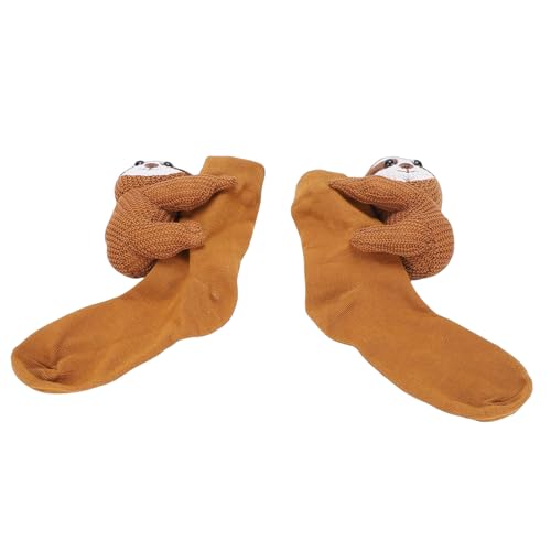 TOPINCN Calcetines con Estampado Animal Calcetines de Animales de Punto 3D de Felpa para Abrazar las Piernas de Animales con Algodón Transpirable y Tecnología de Punto Cálido (ranura)