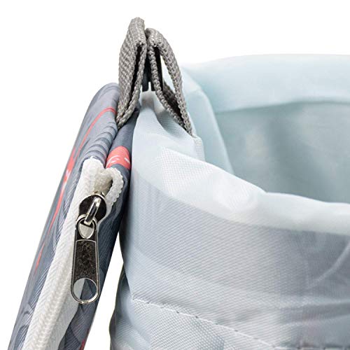 Barrel Makeup Bag Drawstring Travel Cosmetic bag for Women and Girls Portable Foldable Multifunction Toiletry Bucket Bags Round Organizer Storage Pocket Soft Collapsible (Type-3)