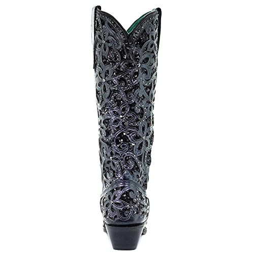 Corral Boots Women's A3589 Fashion Boot, Black, 9.5 #TOP5