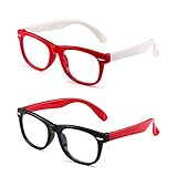 gafa tv neptun Bloquean Luz Azul - Gafas de niños(no prescripción)para uso diario cuando los niños miran una computadora, tableta, TV o teléfono.JM gafas redondas anti luz azul pueden filtrar el 90% de los rayos azules, reduzca la fatiga visual, evite que se sequen los ojos, minimice el dolor de cabeza y haga que duerma mejor