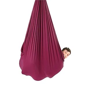 Draagbaar Indoor Therapy Swing for Kids & Adults Snuggle Swing |Knuffel Hangmat Voor Kinderen Met Autisme, ADHD…