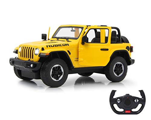 Jeep Wrangler JL 1:14 2,4GHz Tür manuell - offiziell lizenziert, bis 1 Std Fahrzeit, ca. 11 Kmh, perfekt nachgebildete Details, detaillierter Innenraum, LED Licht