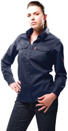 Benchmark Women's Flame Resistant Light Weight Button Front Shirt HRC 1