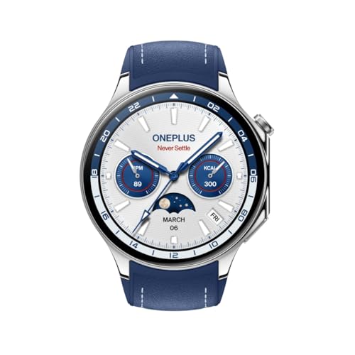 Migliori Smartwatch di Febbraio 2024 : classifica, pareri, recensioni e prezzi OnePlus Watch 2 47mm Bluetooth Blu (Nordic Blue)