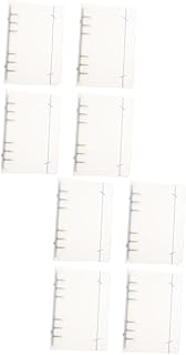 VILLCASE 8 Peças Capa Protetora Fichário De 6 Furos Capa De Fichário De 6 Furos Fichário De Diário Recarregável Pasta De Arquivo De Notebook Macio Bloco De Notas Bloco De Notas Planejador