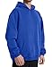 Hatant Oversized Hoodie Sweatshirts for Men Couples Heavyweight Hoodies Pullover Vintage Mens Acid Wash Sweaters Hoodies with Pocket Men's Fashion Hoodies Sweatshirts 2025 Bright Blue-S