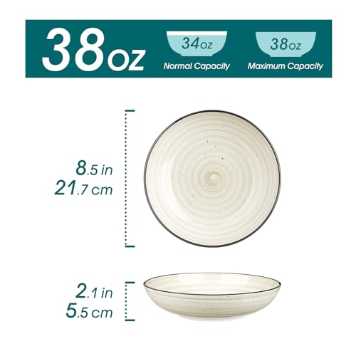 Vancasso Bonbon Beige Pasta Bowls Set