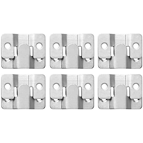 6 works Flush Mount Bracket ,Heavy Duty Interlocking Hang Brackets Furniture Connector