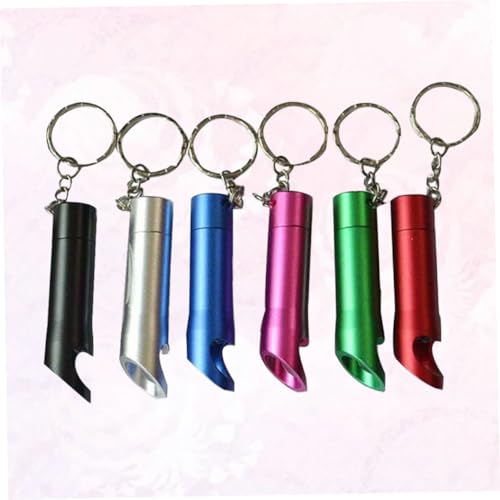 Porte-clés LED puissant avec décapsuleur intégré en métal robuste - 6