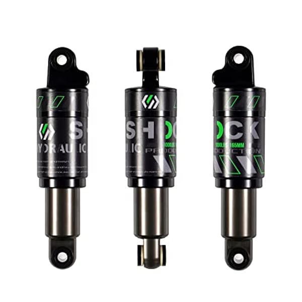 Chooee Amortiguador trasero bicicleta de montaña 120 mm/125 mm/150 mm/165 mm/185 mm/190 mm/200 mm Amortiguador trasero de la bicicleta