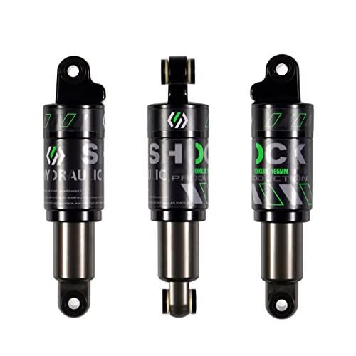 Chooee Mountain Bike Rear Shock absorber Rear Oil MTB Damper 120mm/125mm/150mm/165mm/185mm/190mm/200mm Bicycle Rear Damper 165mmx1000lbs