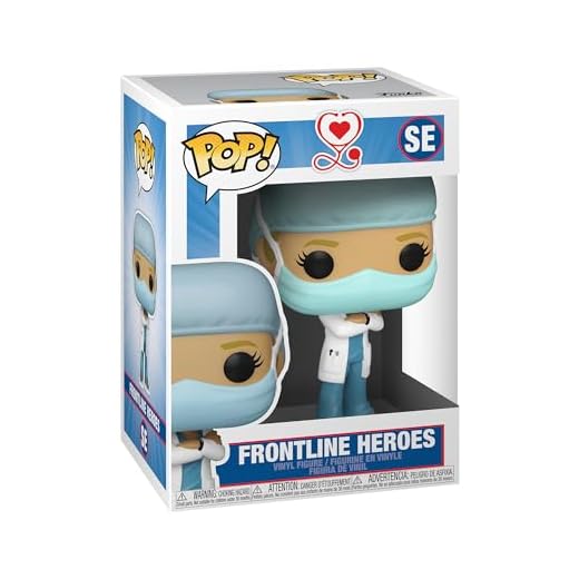Funko- Pop Heroes Front Line Worker-Female #1 Figura coleccionable, Multicolor (54047)