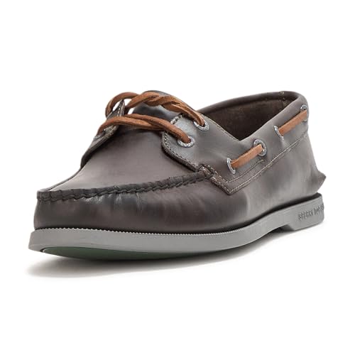 Sperry Men's Authentic Original 2-Eye Seasonal Boat Shoe, Grey, 8.5