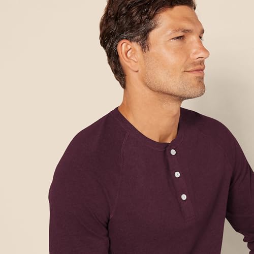 Image of Amazon Essentials Men's Long-Sleeve Henley Shirt