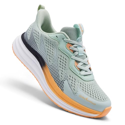 Men's Orthopedic Tennis Shoes: Arch Support High Instep Plantar Fasciitis Heel Spurs Hammer Toes...