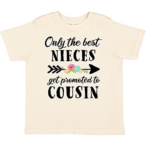 inktastic Only The Best Nieces Get Promoted to Cousin Toddler T-Shirt