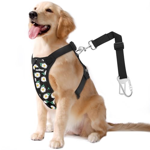 VavoPaw Dog Seat Belt, Safety Vest Dog Car Harness