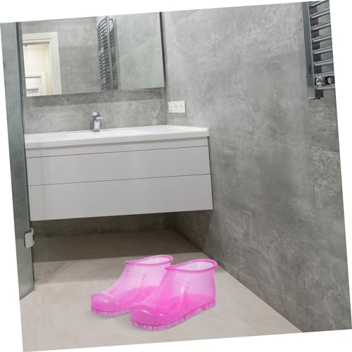 PartyKindom par de zapatillas para spa de pies miniatura 6