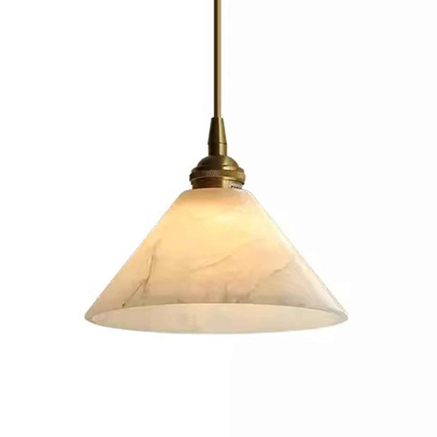 Lampadario A Sospensione Conico In Marmo Da 6,3 Pollici