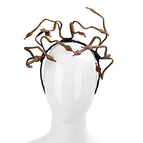 ZHaoZC Oro Fascia per Capelli, Costume di Halloween Copricapo per Halloween Fancy Dress Accessorio del Partito