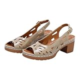 Uwdiohq Sandalias Casuales Con Hebilla De Cinturón Hueca Lateral Y Plana Para Mujer. Verano Sandalia Barata Mujer (Grey, 38) Ortopedicas Zapatos Senderismo Zapatillas Señora Mayor Ancho Especial