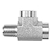 Brennan Industries 5602-06-06-06-B Brass Street Tee Tube Fitting, 3/8"-18 NPTF x 3/8"-18 NPTF x 3/8"-18 NPTF Thread, 3/8" Male NPTF x 3/8" Female NPTF x 3/8" Female NPTF