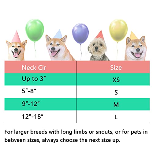 Image of HonourHope 1PC Adjustable Cat Recovery Collar Soft Pet Cone Collar Protective Cotton Comfy Dog Collar After Surgery Cat E-Collar Elizabethan Collars for Pets Kitten and Small Dogs