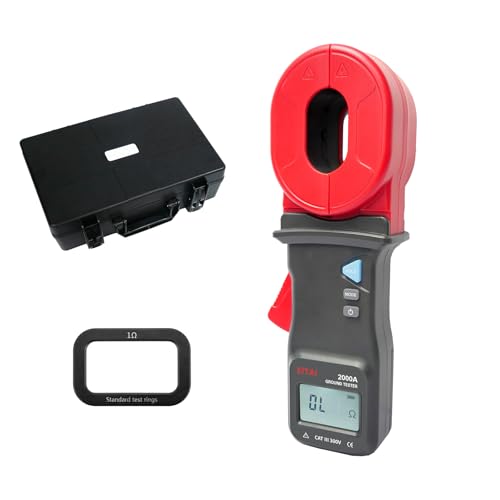 41ktrCIuh1L. SL500 EITAI2000A-S Gen2 Clamp Ground Earth Resistance Meter Tester, 0.01Ω-500Ω, Manufacturer Direct Sales, EITAI-ETCR2100A+