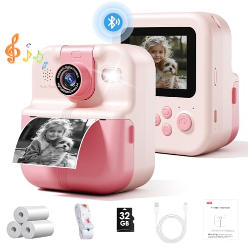 Bluetooth Instant Print Camera for Kids