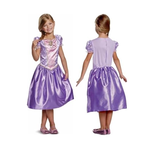 Disney Princesas - Disfraz Rapunzel Oficial Disney - Tallas Disponibels XS, S, M - Para Niñas de 3 a 8 Años