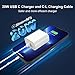 iPhone Fast Charger,2 Pack10FT Extra Long USB C to Lightning Fast Charging Data Sync Cord with PD 20W USB C Wall Charger Travel Plug Compatible for iPhone 14 13 12 11 Pro Max XS XR X 8 and More