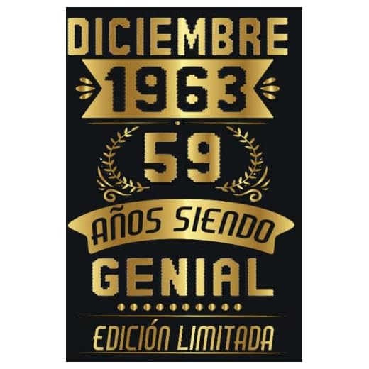 Diciembre 1963, 59 Años Siendo Genial Edición Limitada: 59 Años Cumpleaños Diciembre Hombre Mujer, regalo de 59 cumpleaños para él/ella | DIARIO, CUADERNO DE NOTAS, APUNTES O AGENDA.