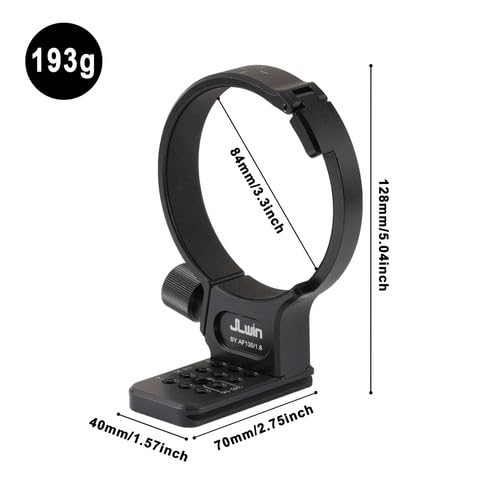 Hersmay Collare per obiettivo per Samyang 135mm F1.8 Full Frame Teleobiettivo Treppiede Collare Lente Fotocamera Treppiede Anello Adattatore