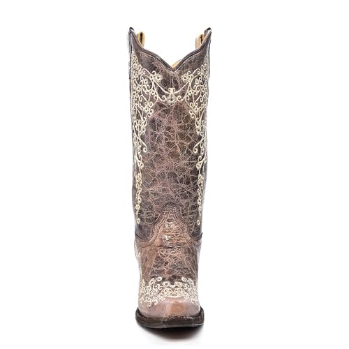 Corral Boots Women's Floral Embroidery Cowboy Boot3