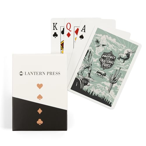 Baraja de Poker Lantern Press Protect Our National Parks