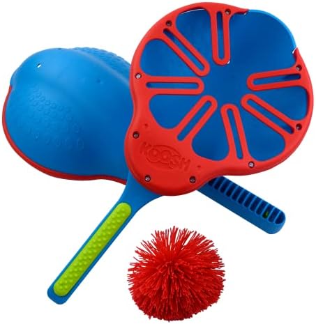 Koosh Flix Stix Ball Fun - Plays Like Lacrosse - Competitive and Cooperative Play - Play Indoors and Outdoors - Ages 6+
