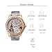 CdyBox Wholesale PU Leather Strap Watch 6 Pack Mother Day Gift Bling Rhinestone Accented Eiffel Tower Ladies Women Watches