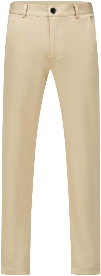 Pantaloni Da Uomo Elasticizzati | Taglio Dritto-skinny, Vita Media | Per Lavoro, Ufficio, Occasioni Formali